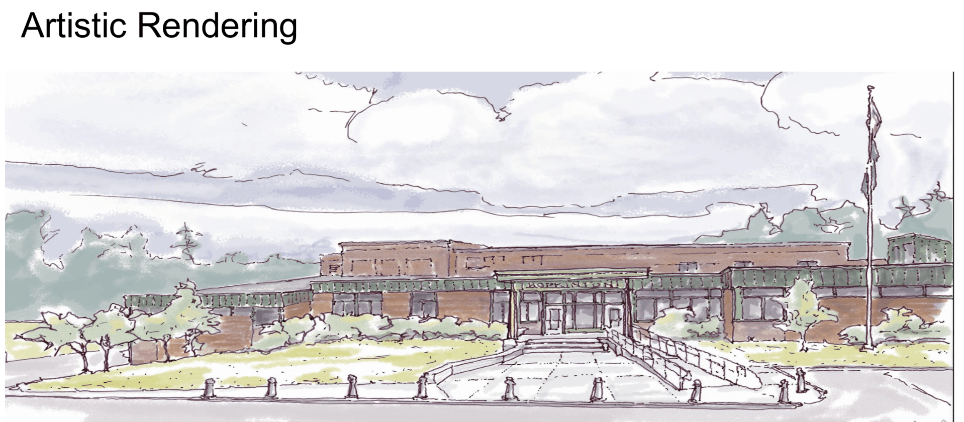Artistic Rendering of New Entrance